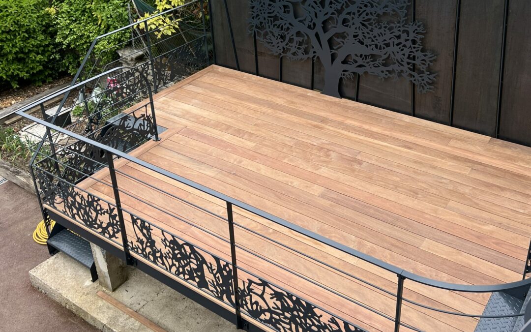 Terrasse et garde-corps sur mesure à Quimper – Design métallique haut de gamme