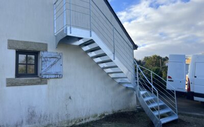 Escalier Extérieur Acier Galvanisé : Durabilité et Accès Sur Mesure